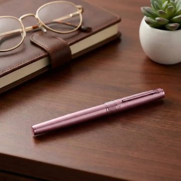 Picasso Parri Aurum Roller Pen | Premium Wine & Blue Customised Roller Ball Pen