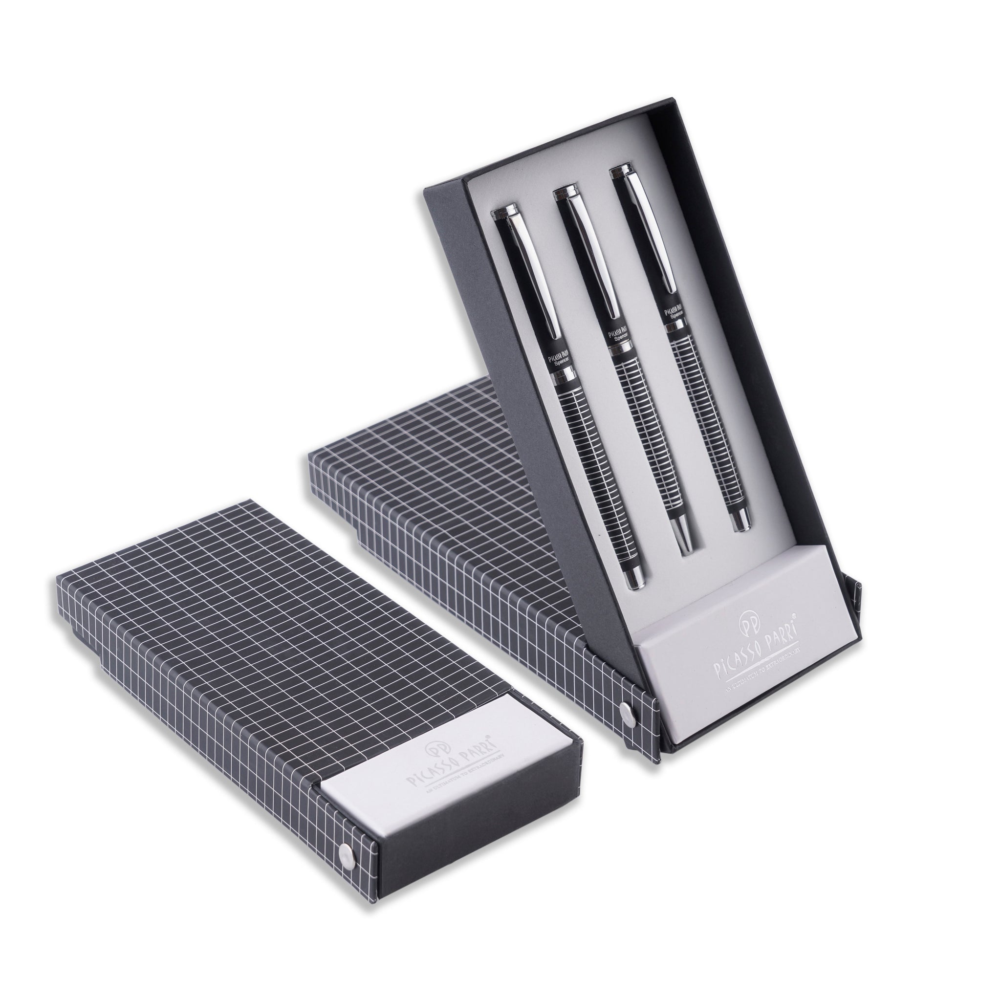 Spencer 3 In 1 Ball Pen, Roller Pen And Fountain Pen Set